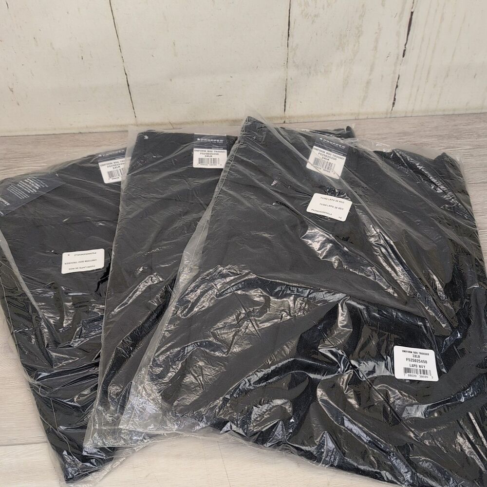 Lot Of 3 Propper BDU Uniform Pants Ripstop Tactical Navy Blue Size 3XL REGULAR